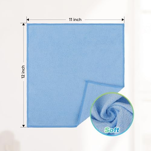 HOMEXCEL Microfiber Cleaning Cloth, 24 Pack Cleaning Rags - Image 2