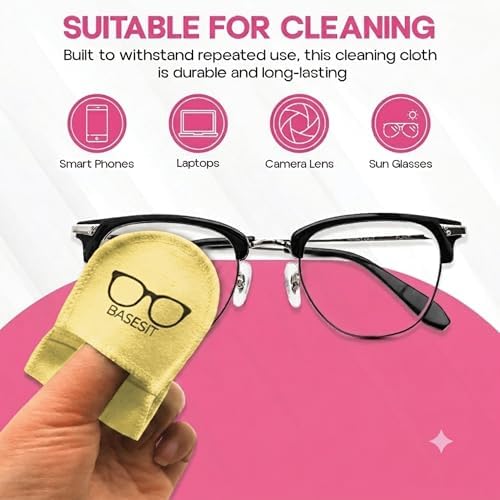 Finger Grip Eyeglass Cleaner – Premium Microfiber Glasses Cleaning Cloth - Image 4