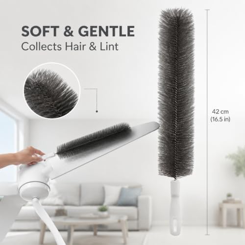Pipiup Bendable Microfiber Fan Cleaning Brush, 2 Pack - Image 3