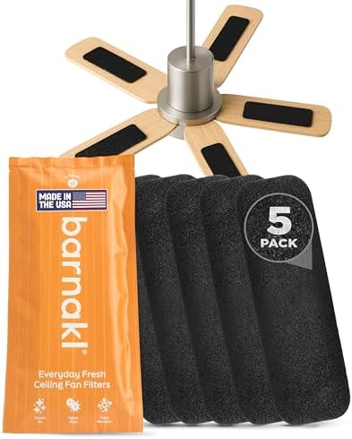 Barnakl Ceiling Fan Air Purifier Pads, Carbon Filters by CeilingFanFilters