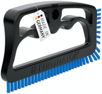 Fuginator Scrub Brush for Tile and Grout: Stiff Nylon Bristle Scrubbing Brush by Fugenial