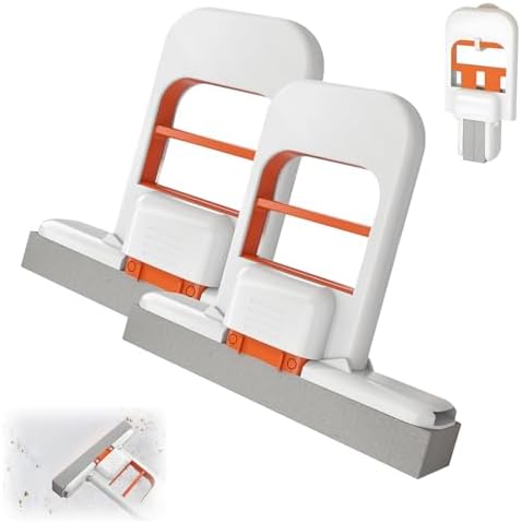 Self Squeezing Mini Mop, Wet and Dry Use Cleaning System, Foldable Desktop Mop by Unknown