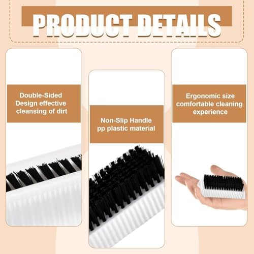 2PCS Nail Brush Surgical Scrub Brushes Two-Sided Stiff Hand and Nail Brush - Image 6