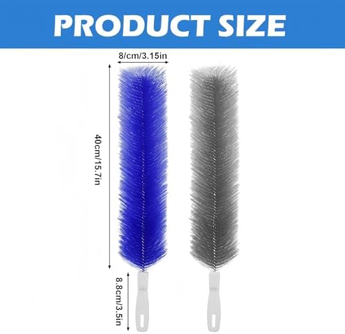 Fan Cleaner Brush with Bendable Microfiber Head, Washable & Reusable Dust - Image 4