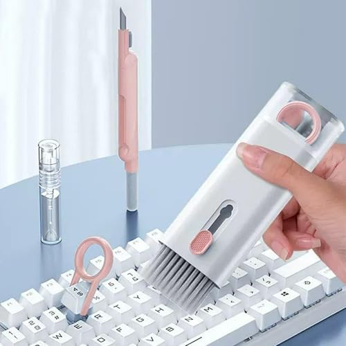 7-in-1 Electronic Cleaner Kit, Phone Laptop Keyboard Cleaner, Keycap Puller - Image 3
