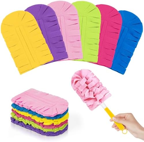 6 PCS Microfiber Reusable Duster Refills by Nicemiya