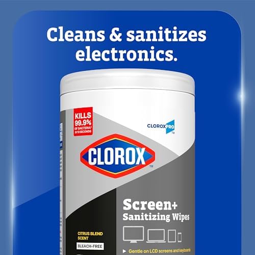 CloroxPro Clorox Screen+ Sanitizing Wipes, Disinfecting Wipes - Image 2