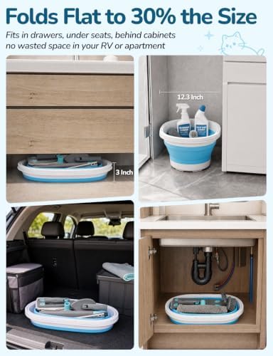 Collapsible Mop and Bucket Set - Image 2