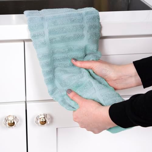 All-Clad Solid & Coordinate Kitchen Towels: Highly Absorbent, Super Soft Long - Image 4