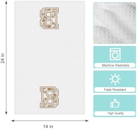 Chinoiserie Initial Kitchen Towels, Personalized Kitchen Towels, Personalized - Image 6
