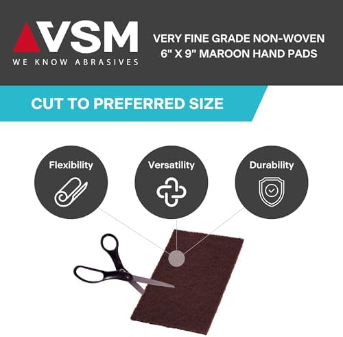 VSM 10-Pack: 6" x 9", Maroon - Image 6