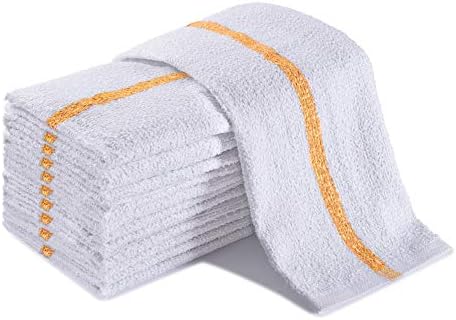 Cleaning Towels, 100% Cotton Bar Mops, 60 Pack by GrokoTextiles