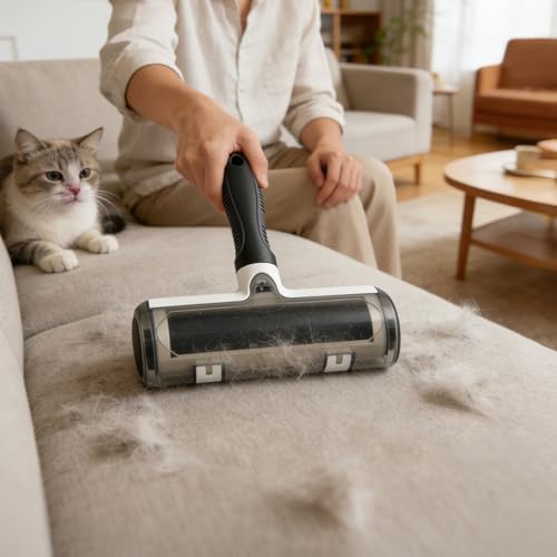 Reusable Pet Hair Remover Roller – Self Cleaning Lint Roller - Image 2