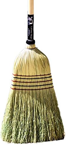 LaPrima Shops Authentic Amish Hand Made All Broomcorn Broom - Image 2