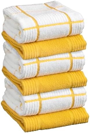 T-Fal Solid & Checked Parquet Kitchen Towels: Highly Absorbent, Super Soft Long by T-falbrand