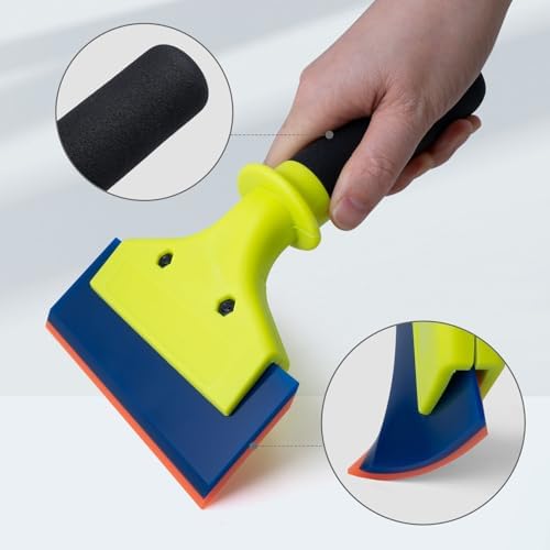 NEWISHTOOL Window Tint Tools 2 Pack Rubber Squeegee - Image 3