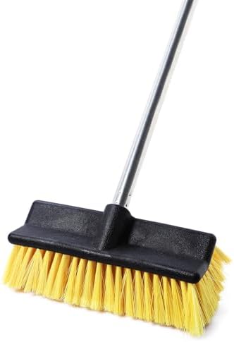 Yocada Deck Brush with 4-Section Extendable Handle Floor Scrub Brush by Yocada