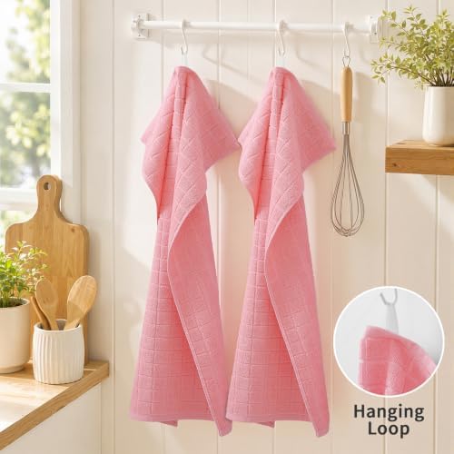 Kitinjoy Premium Cotton Check Kitchen Towels 4 Pack - Image 5