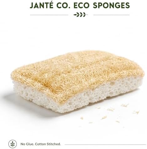 Natural Loofah Dish Sponges by Janté Co. - Image 2