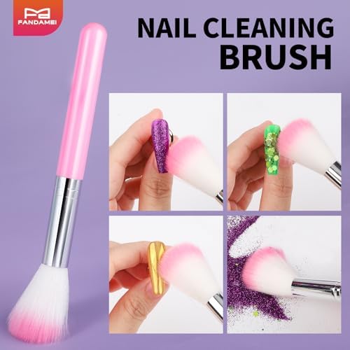 FANDAMEI Nail Tools for Nail Art, Nail Polish Mixing Palette Nail Art Tools Kit - Image 5
