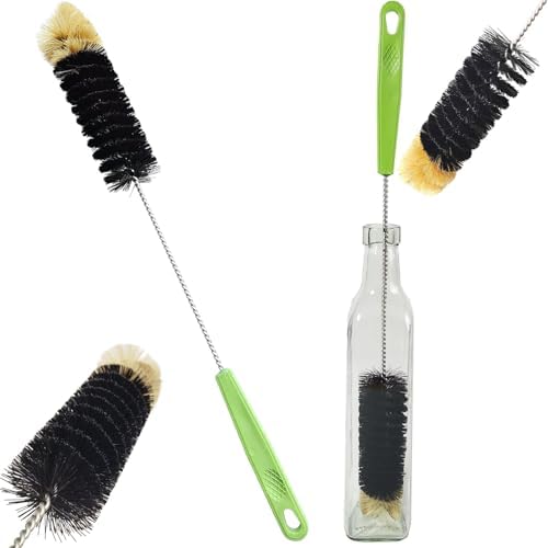 16" Water Bottle Brush for Cleaning, Dokpod Long Handle Bottle Cleaner Brush by Dokpod