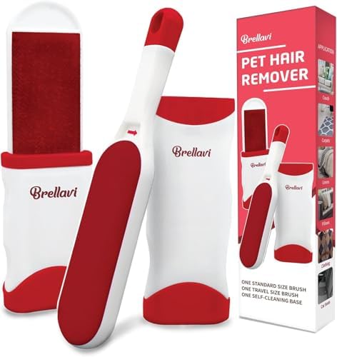 Pet Hair Remover: Reusable Dog Cat Lint Brush by Brellavi