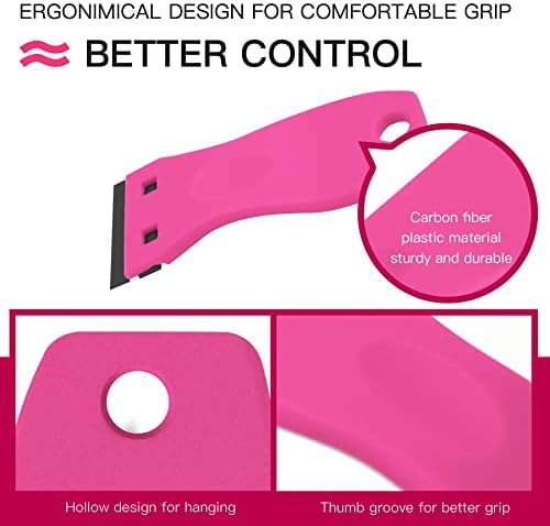 DEKEones Plastic Razor Blade Scraper, 2 Pack Razor Scraper - Image 3