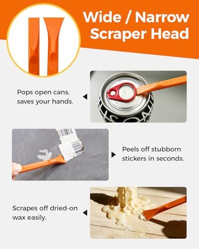 12Pcs Plastic Scraper Tool, Crevice Cleaning Tool, Non-Scratch Car Detailing - Image 4