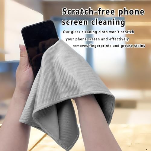 6 Pack Glass Cleaning Cloth Microfiber Cleaning Cloth - Image 2
