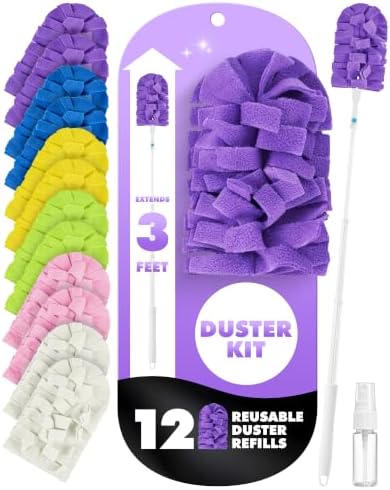 12 PCS Reusable Duster Refills by Nicemiya