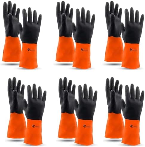 Gastody™ - Chemical Resistant Gloves, Heavy Duty Safety Work Gloves, Resist Acid by Gastody