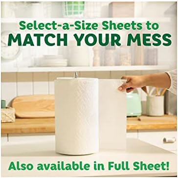 Bounty Select-A-Size Kitchen Rolls Paper Towel, 147 Sheets/Roll, 12 Rolls/Carton - Image 6