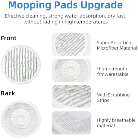 VIEWALL Replacement Steam Mop Pads - Image 3