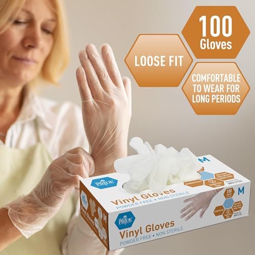 MedPride General Purpose Powder-Free Vinyl Gloves - Image 6