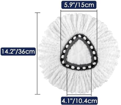 Mop Replace Head, Spin Mop Replacement Head Easywring 1-Tank System, Easy - Image 2
