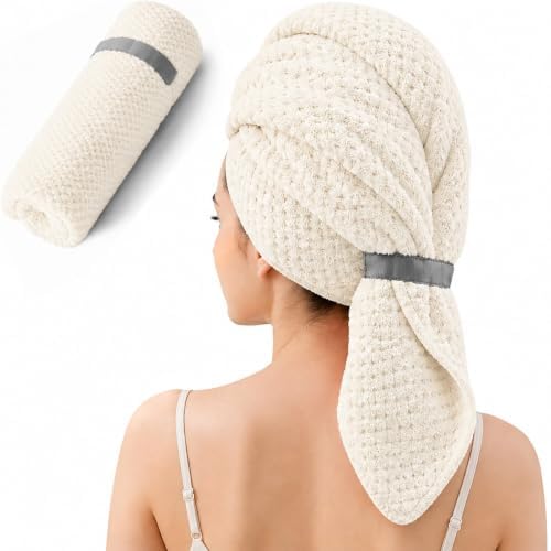 Large Microfiber Hair Wrap Towel by Netcken