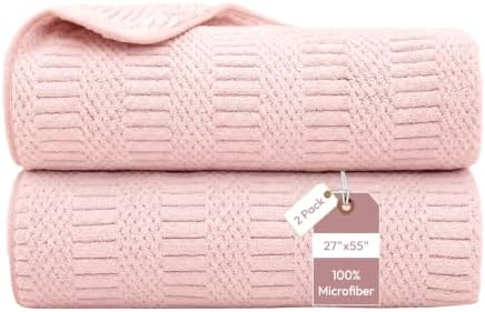 JML Microfiber Bath Towels, 2 Pack, 27x55 in by JML