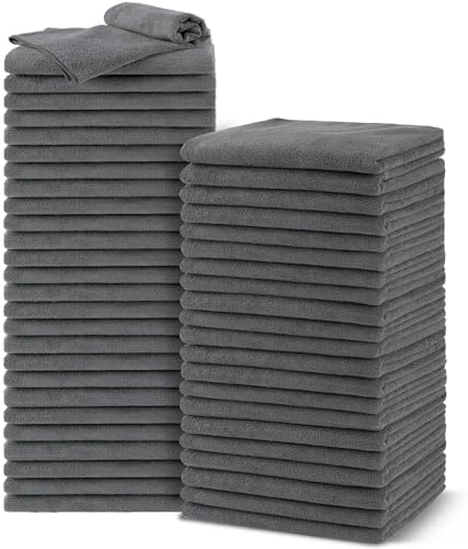 UNIMADE Salon Towels 48 Pack, Super Soft Microfiber Gym Towels by Unimade