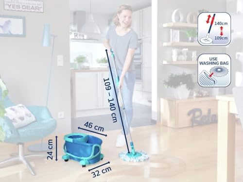 Clean Twist Spin Mop and Bucket Set - Image 6