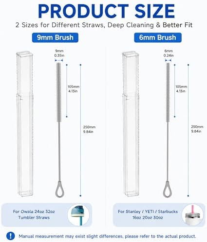 2pcs Replacement Straw Silicone Brush - Image 2