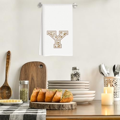 Chinoiserie Initial Kitchen Towels, Personalized Kitchen Towels, Personalized - Image 2