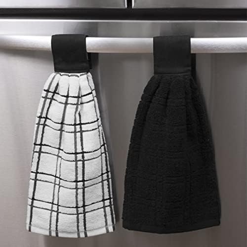 Ritz Premium 100% Cotton Solid and Multi Check Kitchen Tie Towel Absorbent - Image 5