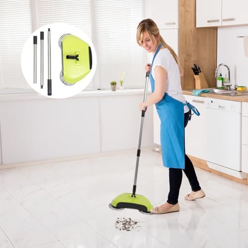 Healifty Manual Floor Sweeper, 3-in-1 Push Cleaner - Image 3