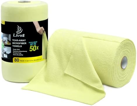 LIVOS Microfiber Cleaning Cloth Roll by LIVOS