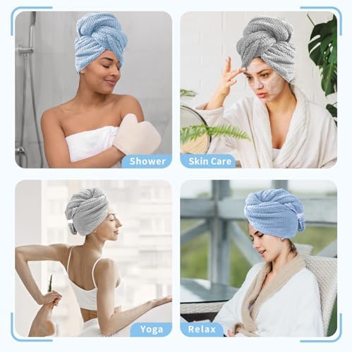 my novel things Large Microfiber Hair Towel - Image 7