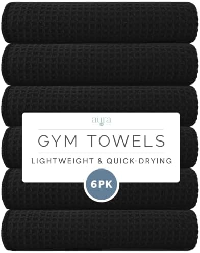 S&T INC. Microfiber Gym Towels, 6 Pack by STINC