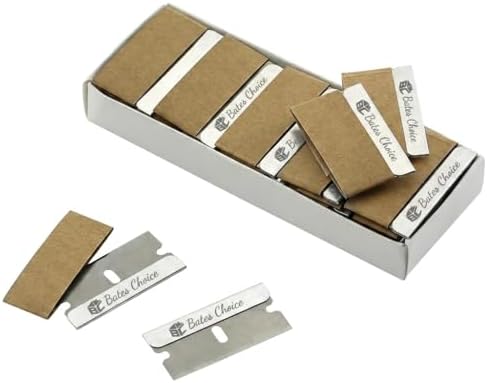 Bates- Razor Blades, Carbon Steel Flat Scraper Blades - Image 5