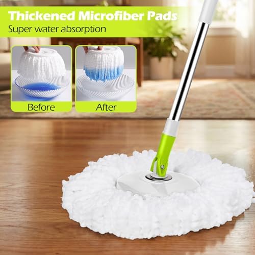 Masthome Spin Mop Bucket Set, Small Mop Bucket System - Image 5