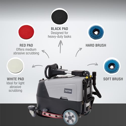 Battery Powered Walk Behind Floor and Carpet Scrubber Buffer Polisher Machine - Image 5