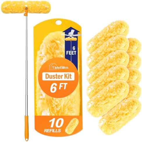 TidyBliss 6 ft Long Dusters for Cleaning Compatible by TidyBliss